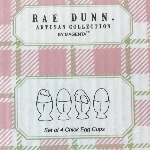 NWT Rae Dunn PEEP Eggs (Set of 4) cute Easter gift - Picture 3 of 4